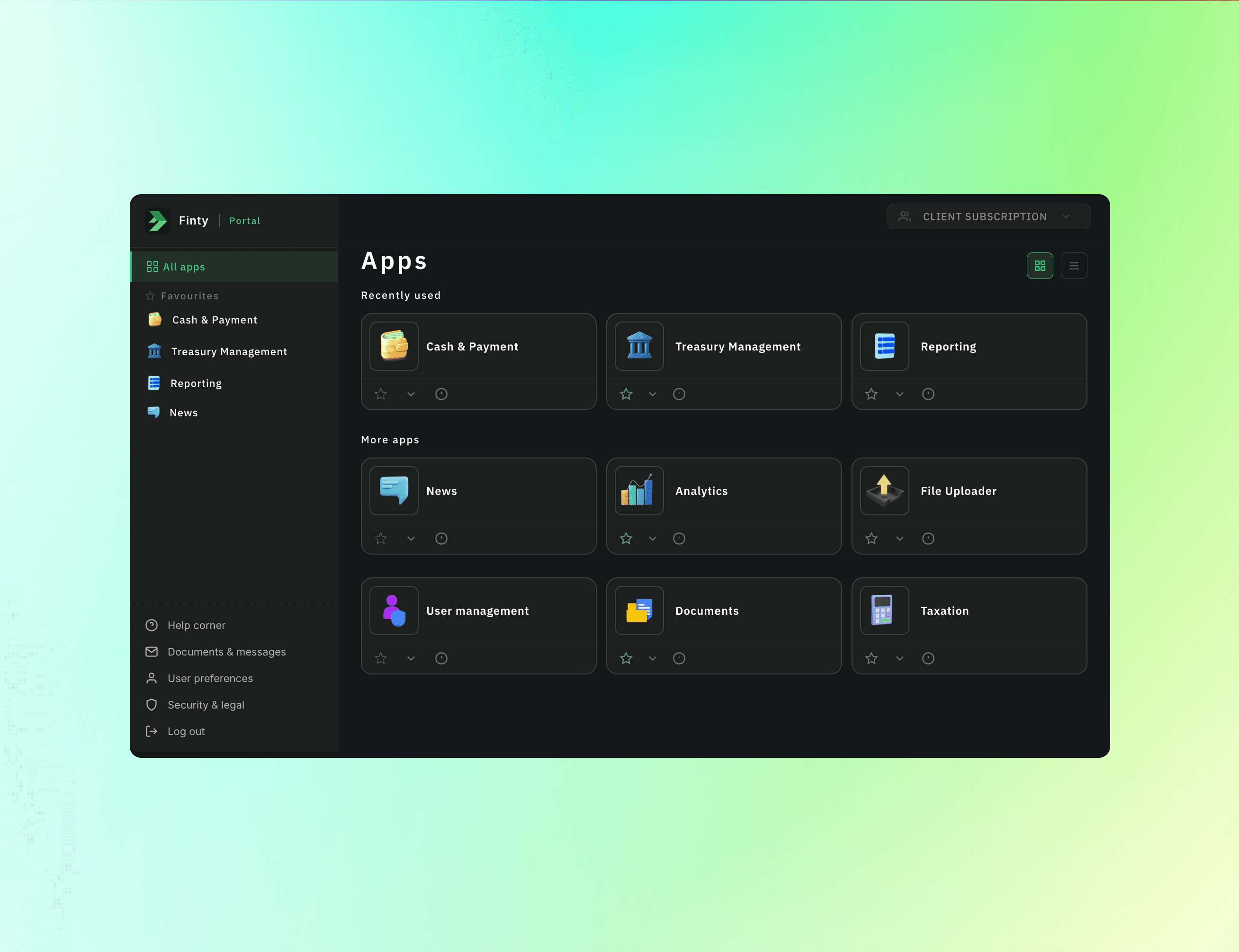 Financial Institutional Portal Transformation