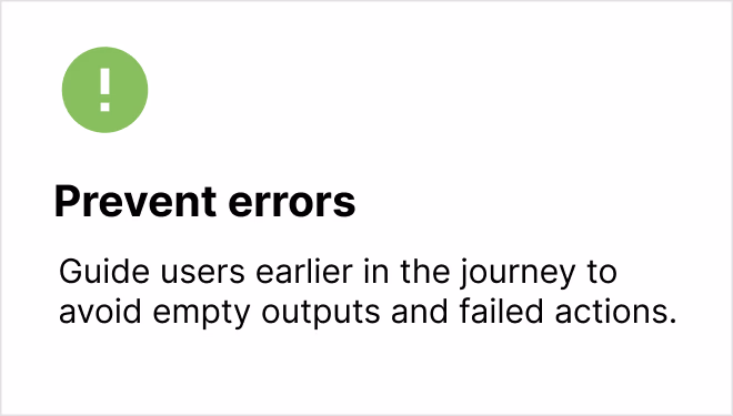 Prevent Errors